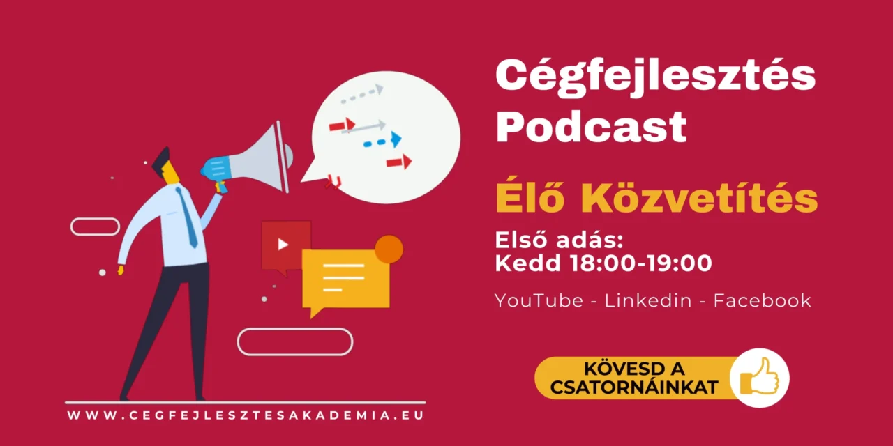 Indul az Élő Podcast Sorozatunk! – Csatlakozz és Tanulj Velünk!